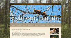 Desktop Screenshot of eichhoernchen.info